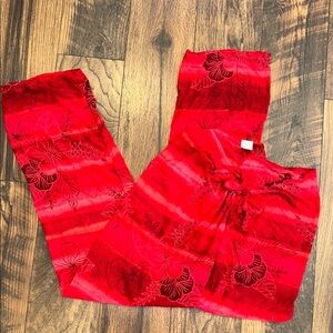 Sheer Vintage swim cover up pants